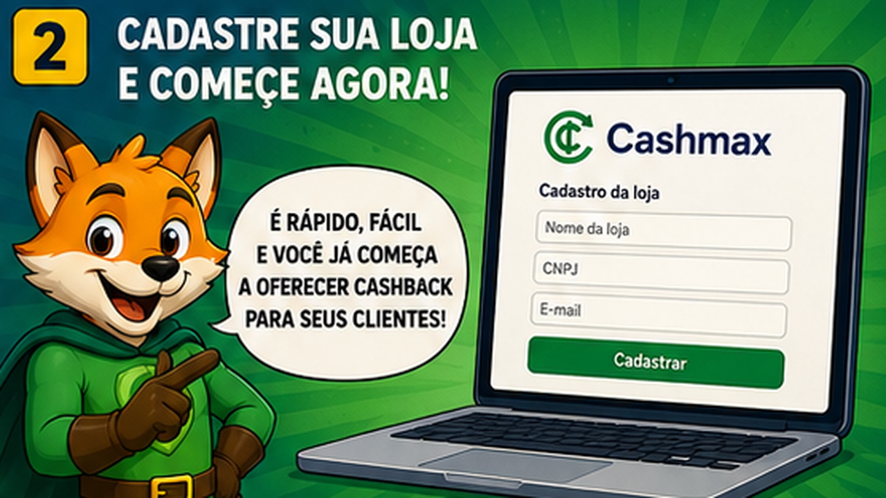 Cadastre sua loja e comece agora — quadro 2