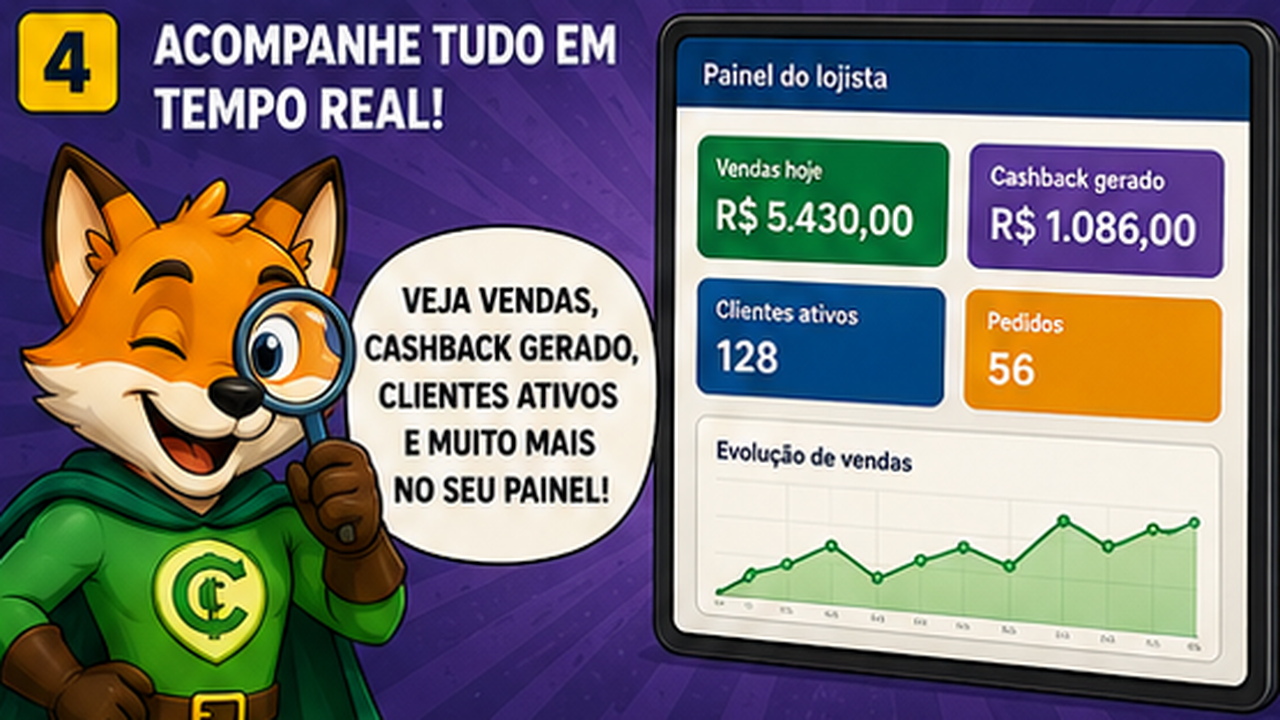 Acompanhe tudo em tempo real — quadro 4